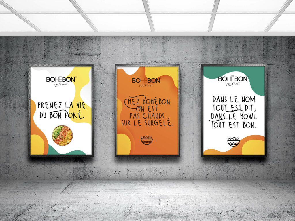 campagne de publicité bohébon toulouse poke bowl