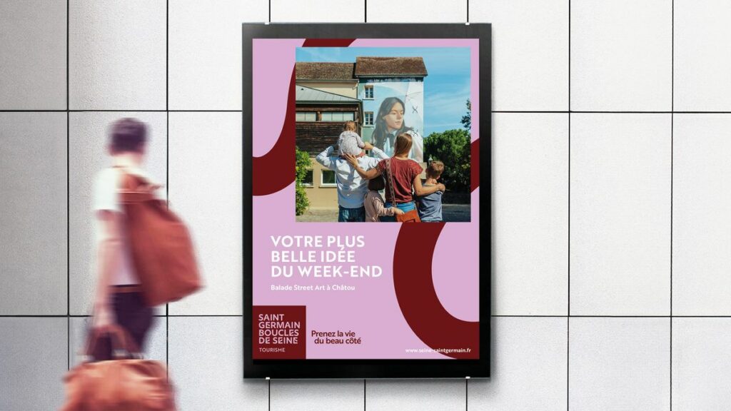 saint germain boucles seine plateforme de marque redaction contenu signature positionnement publicité communication concept 